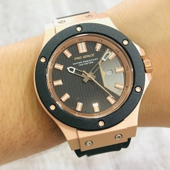 Reloj Pro Space PSH0117-ANR-9A PRO-002 Para Hombre Analogico Caucho Sumergible Negro con caja Rosè - comprar online