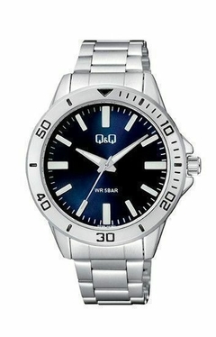 Reloj Q&Q Q28B-003PY-1 Malla De Acero plateado Para caballero - comprar online