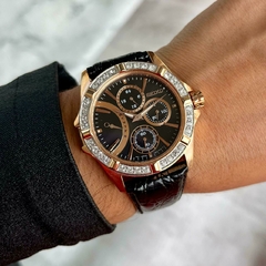 RELOJ SEIKO SRLZ90P1 MALLA DE CUERO CON CRISTALES SWAROVSKI GRAND LUXURY PARA DAMA - comprar online