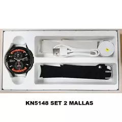 Reloj Smartwatch Knock Out KN5148 unisex set con 2 mallas de silicona - JOYAS Y RELOJES BRAINE MAYORISTA
