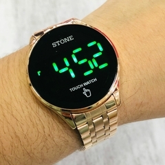 RELOJ STONE ST1107RN malla de metal Rosé Pantalla Led Unisex - comprar online