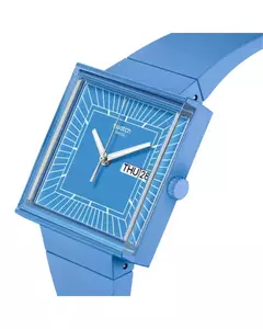 Reloj Swatch Bioceramic SO34S700 What If... Sky? para dama malla de silicona Azul - JOYAS Y RELOJES BRAINE MAYORISTA