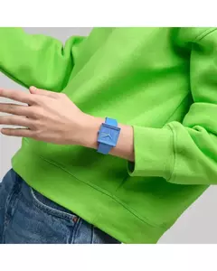 Reloj Swatch Bioceramic SO34S700 What If... Sky? para dama malla de silicona Azul en internet
