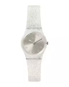Reloj Swatch LK343E Time To Swatch Silver Glistar Too para dama malla de silicona blanca en internet