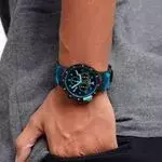 Reloj Swatch SB02B408 BIG BOLD Monthly Drops Escapeocean malla de silicona unisex - tienda online