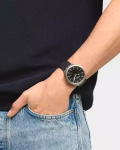 Reloj Swatch SB07S105 Big Bold Irony Dark Irony Unisex de silicona - JOYAS Y RELOJES BRAINE MAYORISTA