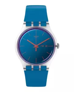 Reloj Swatch SO29K702 Polablue Unisex malla de silicona azul en internet