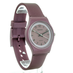 Reloj Tressa Funny-081 Malla de caucho bordó para dama en internet