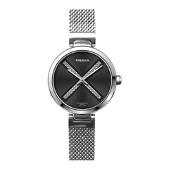 Reloj Tressa Juli-01 malla tejida plateado para dama - comprar online