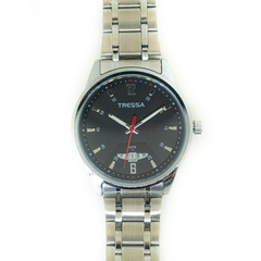 Reloj Tressa Marco-04 Malla De metal plateado con calendario Para Hombre - comprar online