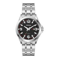 Reloj Tressa ROME-M-2 Malla de Metal plateado con calendario Para caballero - comprar online