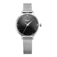 Reloj Tressa VERA-01 malla de metal tejido Plateado para dama - comprar online