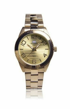 Reloj Williams WID0027-ANM-9C malla de acero dorado para dama - comprar online