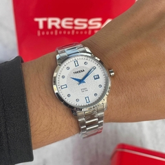 Reloj Tressa Abby-03 malla de acero para Dama con calendario - comprar online