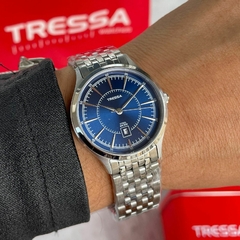 Reloj Tressa Natal-D-4 TR-200 malla de acero Plateado para Dama con calendario - comprar online