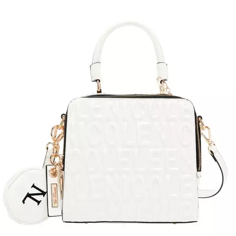 Cartera Embossed Elegance White Nicole Lee (191680171668) - comprar online