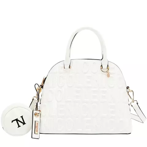 Cartera Embossed Elegance White Nicole Lee (191680171767) - comprar online