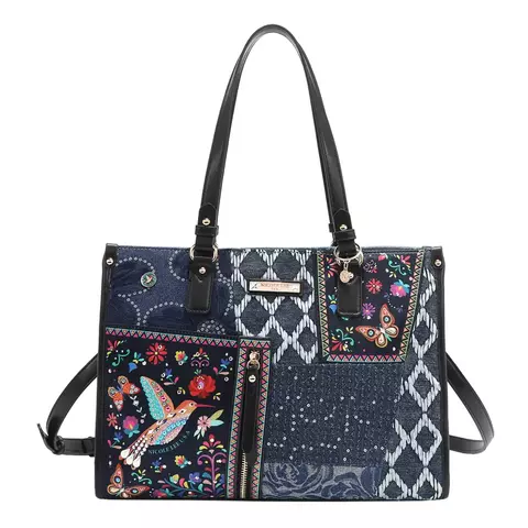 CARTERA DENIM BOSQUE DE AMOR NICOLE LEE - comprar online