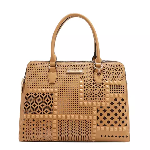 Cartera Geometric Cutout Camel Nicole Lee (191680172498) - comprar online
