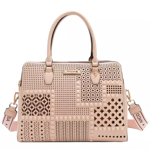 Cartera Geometric Cutout Pink Nicole Lee (191680172511) - comprar online