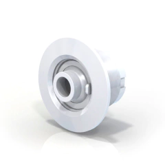 Retorno Orientable frente blanco p/pegar ø 50mm Hormigón Vulcano 11702B