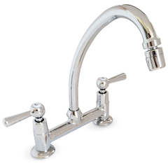 Grifería de Cocina Mesada Tradicional Itati Lever Aqualaf 2001CR Cromo