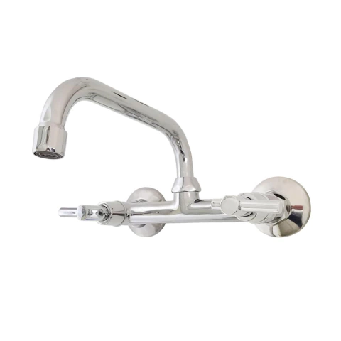 Grifería de Cocina Pared Exterior 16cm Aymara Lever Aqualaf 30002CR Cromo