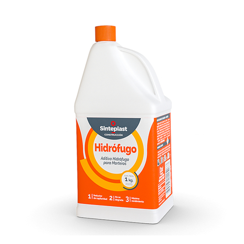Hidrófugo 1 Kg. Aditivo hidrófugo para morteros Sinteplast