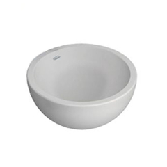 Bacha de Apoyo Mesada Redonda ø35 x 16,5 cm LWPF Persis Blanco Loza Ferrum
