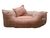 Cama Square Dupla Rosê Xadrez - comprar online