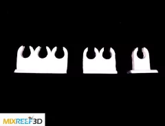 Guia de Mangueiras 6mm x4 - Mixreef 3D