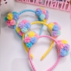 TIARA ORELHINHA POMPOM