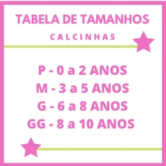 KIT C/5 CALCINHAS PRINCESAS 1