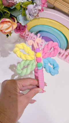 TIARA BORBOLETA CANDY - Ateliê Mari Flor