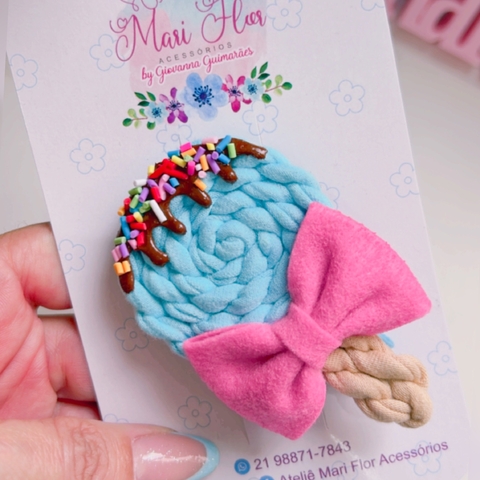 PRESILHA PIRULITO COM CALDA