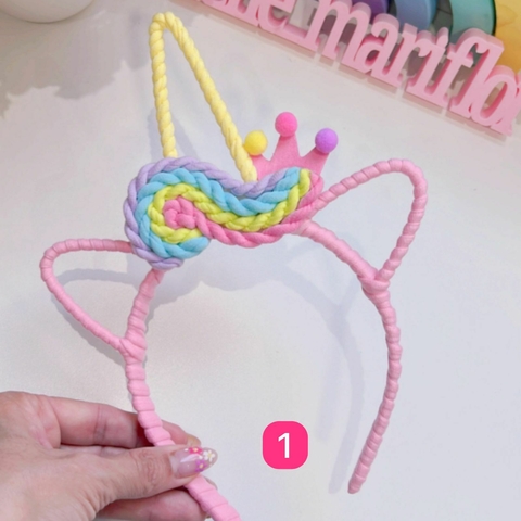 TIARA ORELHINHA DE UNICÓRNIO