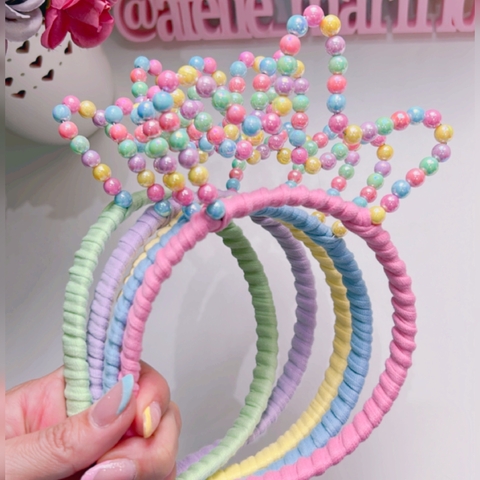 TIARA PRINCESA PÉROLAS