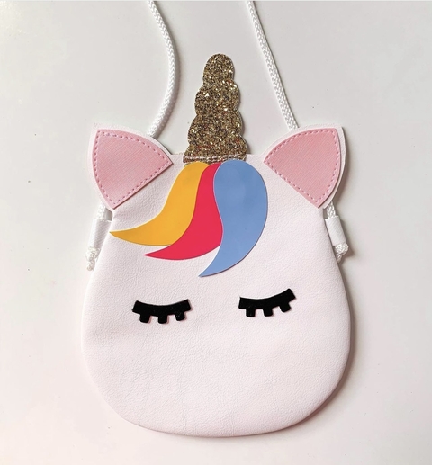 MINI BAG UNICÓRNIO COLORIDO