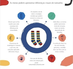 MEIA 3/4 CEREJINHA - loja online