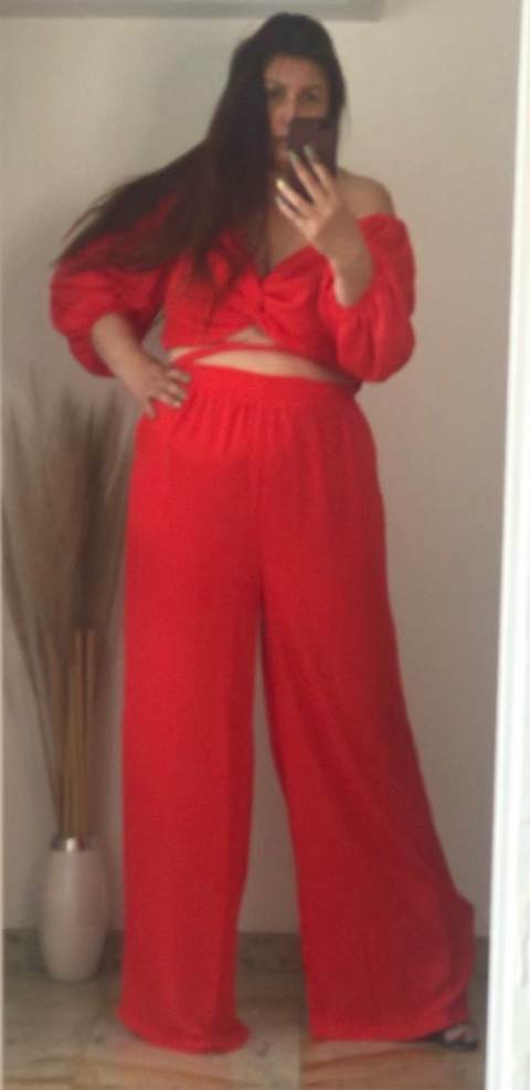 CONJUNTO CHIARA HOTPINK 4168 - EU SOU PLUS SIZE 