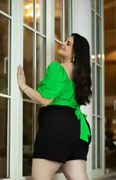 CROPPED LAÇO JOIN 990 - EU SOU PLUS SIZE 
