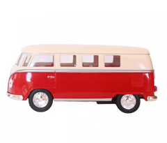Vw Kombi Nacional Metal 1962 Kinsmart 1:32 Vermelha e Bege - comprar online