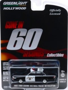 Ford Crown Vctoria Police 1992 1:64 Greenlight - comprar online