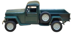Jeep Willys Pickup 1947 Welly 1:24 Verde - comprar online