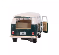 Vw Kombi Nacional Metal 1962 Kinsmart 1:32 Verde Forte - loja online