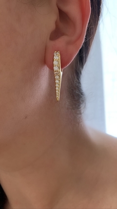 Argola Click Alongada Glam - comprar online