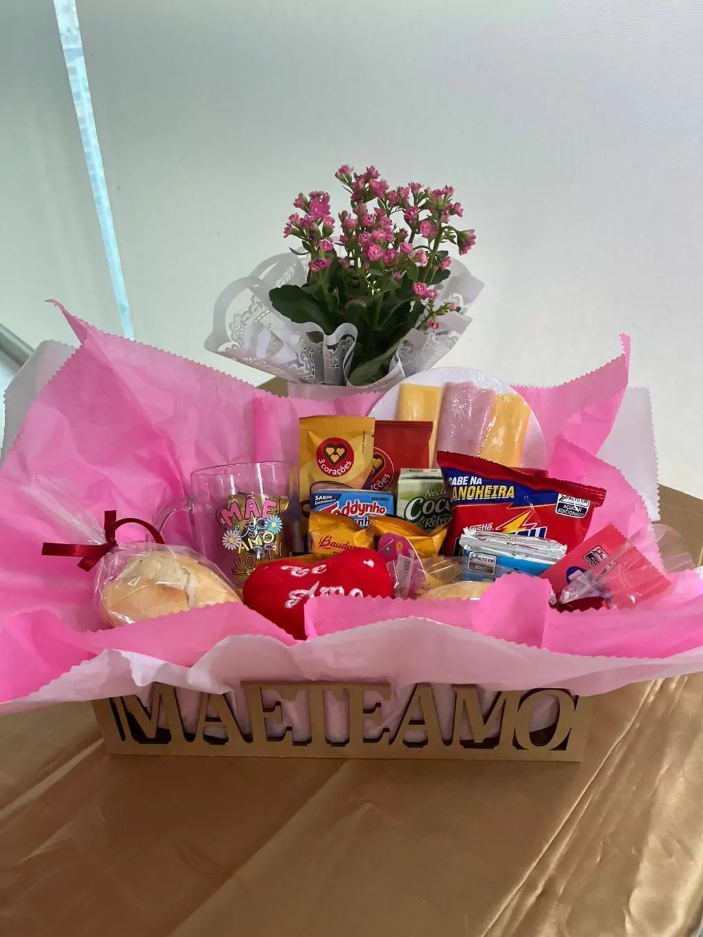 Cesta Mãe Eu Amo Você