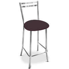 Silla Alta Viena Cromada - comprar online