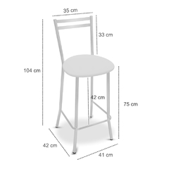 Silla Alta Viena Pintada - Tienda de sillas