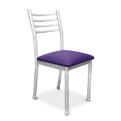 Imagen de Silla Quadra Estructura Gris plata